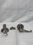 Schlage F10 619 Flair Door Lever, Hall & Closet Passage Lock, Satin Nickel. Fixed Price $39.99.