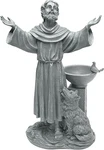Design Toscano Francis Assisi Blessing Religious Garden Decor Statue With Bir. Fixed Price $80.60.