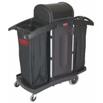 Rubbermaid Commercial FG9T7800BLA Housekeeping Cart, Black, Structural Web. Fixed Price $991.99.
