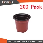 Labwork 200PACK Flowers Plant Pot Plastic Nursery Seedlings 8.27X5.91X7.28IN. Fixed Price $57.16.