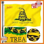 Jayus Double Sided Embroidered Gadsden Snake Flag 2X3 Ft Outdoor - 340D Heavy Du. Fixed Price $50.56.