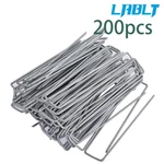 Lablt 200 Pack 6" Landscape Staples Garden Stakes Galvanized Sod. Fixed Price $23.57.