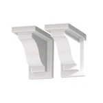 Decorative Brackets Corbel Wall Mount Yorkshire White Vinyl Plant Hangers. Fixed Price $35.93.