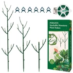 Perszen 6 Stackable Monstera Plant Support, Pack, Dark Green. Fixed Price $17.19.