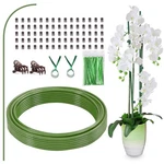 32FT Plant Support Stakes With 50 Pcs Clips And 800 Ties, Sticks .... Fixed Price $19.99.