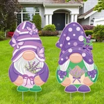 2 Pcs Easter/spring Outdoor Decorations 16 Inch Yard Signs Metal Paste.... Fixed Price $25.65.