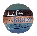 Spoontiques Beach Stepping Stone Decorative Multicolor 8 Inch Standard Garden. Fixed Price $35.73.