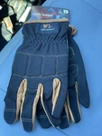 1 Pair Wells Lamont Multi Purpose Padded Palm Grips Gloves Black & Brown Large. Fixed Price $13.00.