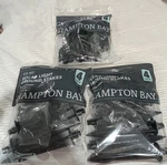 Hampton Bay Solar Light Ground Stakes 4 Pack Black 275 803 Weather-resistant. Fixed Price $25.00.