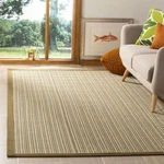 Safavieh Power Loomed Natural Fiber Collection Multi/green Area Rugs - NF132A. Fixed Price $216.00.