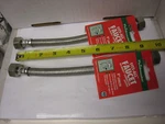 2 Yes Fluidmaster B4F09U 9" No-burst Fits-all Faucet Connectors,no. Fixed Price $9.99.