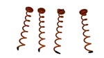 Vortex 16" Folding Ring Spiral Anchor Landscape Stake Set Of 4 ANCFS16-ORG (ob). Fixed Price $49.95.