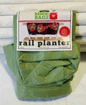 Bloem Bagz Rail Planter Apartment Garden Balcony Deck 25" 6 Pocket 18 Qts New. Fixed Price $13.95.
