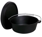 New King Kooker CI4S Pre-seasoned Cast Iron Outdoor Dutch Oven, 4-QUART. Fixed Price $85.95.