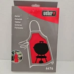 Weber Grill Style Apron New In Box #6476 Nos Cotton Black Embroidered. Fixed Price $16.24.