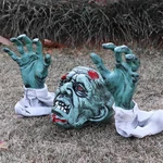Realistic Zombie Garden Stakes Halloween Decorations Outdoor Yard Green. Fixed Price $28.22.