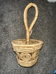 Threshold Woven Utensil Caddy Round Basket Target New Boho Flatware Holder. Fixed Price $22.00.