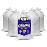 Sand Bags With Ties 14" X 26" (pack Of 100) - For Flooding, Woven P.... Fixed Price $55.76.