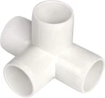 3/4" Furniture Grade 4-WAY Side Outlet Tee Pvc Fitting 24 Pack. Fixed Price $42.99.