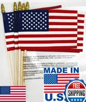 Giftexpress Pack Of 24 Us Stick Flags 12X18 Inch Handheld American Grave. Fixed Price $76.67.