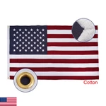 Bradford Cotton American 4X6 Feet Embroidered Star Cloth Usa Flags Soft. Fixed Price $74.43.
