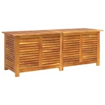 Garden Storage Box With Louver Outdoor Patio Furniture Solid Wood Acacia Vidaxl. Fixed Price $198.99.