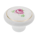 10 Pack Amerock 221WHT Red Rose On White Ceramic 1/2" Cabinet Knob Pulls. Fixed Price $28.25.