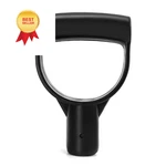 Qwork Plastic Spade Shovel With D-grip Handle, 25MM / 1", Black. Fixed Price $13.98.