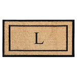 A1HC Natural Coir & Rubber Large Monogrammed Doormat, Thick Durable Entry Mat.... Fixed Price $136.35.