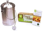 Good Ideas Compost Wizard Stainless Steel Starter Kit. Fixed Price $99.00.