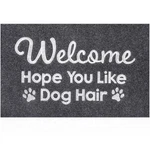 Hlfmvwe Gray Indoor Doormat, Dog Hair Standard Welcome Front Entrywa.... Fixed Price $31.19.