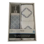Mainstays Diamond Light Blue 3 Piece Bath Set New. Fixed Price $19.99.