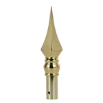 Frf Gold Square Spear Zinc Alloy Indoor Topper Parade Flagpole Fi. Fixed Price $70.10.