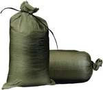 Empty Military Green With Ties - Flood Protection (10 Count). Fixed Price $11.99.