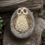 Beautiful Garden Owl Sculpture Tree Knothole Whimsical Design Toscano Octavius. Fixed Price $47.23.
