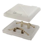 Mpk Spare Dome X 280MM Square In White Caravan Motorhome. Fixed Price $67.20.