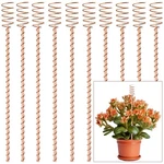 10-PACK 17" Electroculture Copper Plant Stakes Gardening Antennas Growth. Fixed Price $31.57.