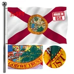 Jayus Embroidered Double Sided Florida State Flag 3X5 Ft Outdoor Heavy Duty N. Fixed Price $55.04.