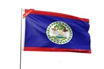 Double Sided Belize Flag 4X6FT - National Polyester, Vivid Colors, Stitch. Fixed Price $67.37.