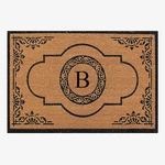 Home Collections A1HC Natural Coir Monogrammed Doormat For Outside Entrance. Fixed Price $126.03.