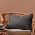 Natural Home Ardenne Washed French Linen Rectangular Cushion With Oxford Edge (b. Fixed Price $77.49.