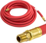 Continental (formerly Goodyear) 100' X 3/8" Air Hose Rubber Red Usa. Fixed Price $89.99.