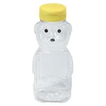 Little Giant Plastic Honey Bear Clear Squeeze Bottles Case Of Twelve, 12 Ounce. Fixed Price $11.24.