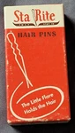 Vintage Sta-rite Hair Pins Bobbie Contains 30 Original Box. Fixed Price $15.63.