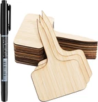 75 Pack Bamboo T-type Plant Labels With Pen, Garden Markers Sign. Fixed Price $12.86.