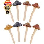 Exttlliy 8PCS Ceramic Garden Mushrooms Figurine Decorative Small, BLOOMING-1. Fixed Price $27.54.