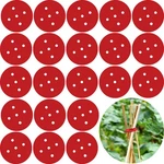 Boao 24 Pcs Garden Cane Connects Stretch Rubber 5 Hole Stake Connectors Red. Fixed Price $10.48.