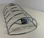 Weber Rib Rack - 6469 Steel Bbq Cooking Grilling New. Fixed Price $38.00.