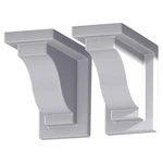 Mayne Yorkshire Traditional Vinyl Decorative Bracket White (set Of 2). Fixed Price $53.49.