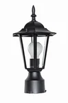 Maxim 3001CLBK, Builder Cast, 1-LIGHT Outdoor Pole/post Lantern, Black. Fixed Price $81.60.